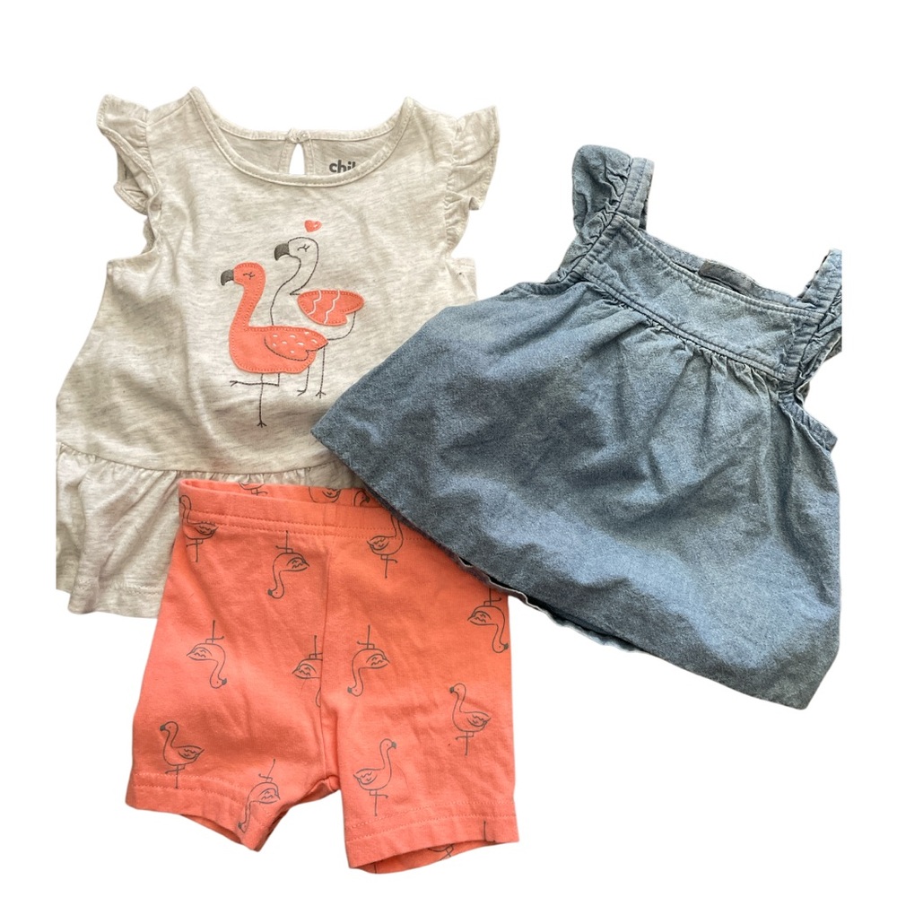Baby girl infant clothing lot 3-6 months warm weather bundle - Picture 1 of 10